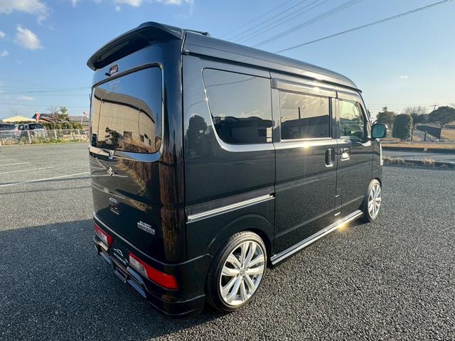 エブリイワゴン ＰＺターボスペシャル　車高調・エアロ・１６インチアルミ・サーキュレーター流用・ＬＥＤ増設・クラッツィオ製シートカバー・ナビ・フルセグＴＶ・Ｂｌｕｅｔｏｏｔｈオーディオ・Ｂカメラ・ステアリングスイッチ・ＥＴＣ・ライトＬＥＤ（2枚目）