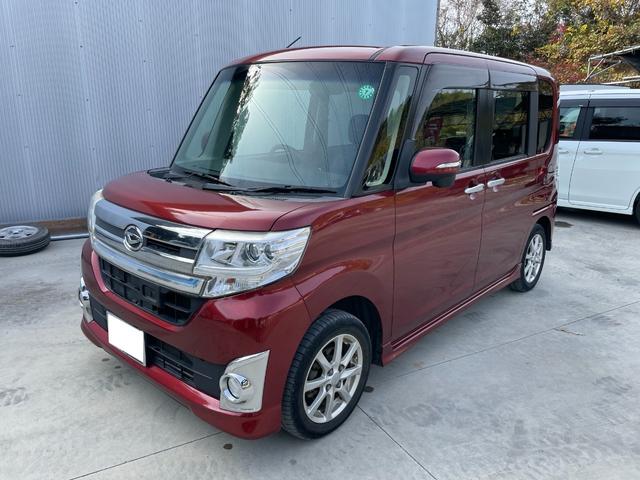 タント カスタムX トップエディションSA 車検2年付き ETC 左パワースライドドア、リアウィンドウサンシェイド、バックカメラ、純正ナビ・TV、CD,DVD、Bluetooth(2枚目)