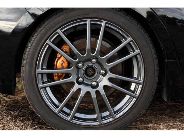 インプレッサ ＷＲＸ　ＳＴｉ　アペックスマフラー　スピリット車高調　スペックＣ用純正１８インチアルミホイール　６速マニュアル　ＤＣＣＤ　ＳＩドライブ　スマートキー　オートエアコン　ハーフレザーシート　スパルコステアリング（25枚目）
