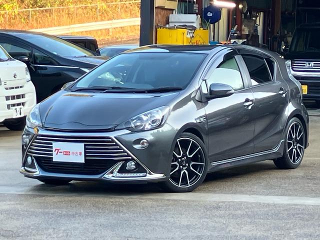 アクア G G’s G’s専用シート/G’s17インチアルミホイール/ETC/バックカメラ/ナビ・フルセグTV/Bluetooth接続/CD・DVD再生/プッシュスタート/スマートキー/車検整備付き(39枚目)