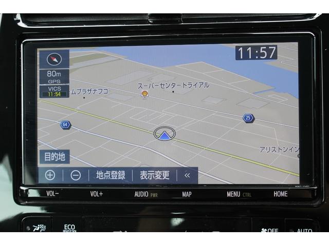 プリウス Ａツーリングセレクション　ＴＲＤフルエアロ・ＴＲＤアルミ・純正９インチナビ・フルセグＴＶ・パワーシート・セーフティセンス・バックカメラ・レザーシート・ＬＥＤヘッドライト・ヘッドアップディスプレイ・ＤＶＤ再生・Ｂｌｕｅｔｏｏｔｈ（3枚目）