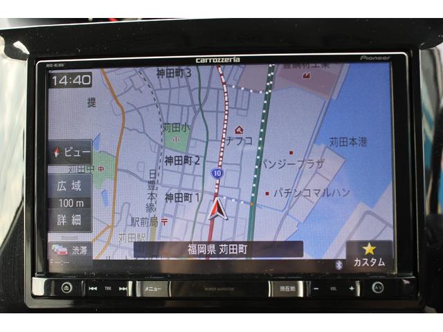 タント カスタムＲＳ　トップエディションＳＡＩＩＩ　社外８インチメモリーナビ・バックカメラ・ＣＤ／ＤＶＤ・Ｂｌｕｅｔｏｏｔｈ・両側電動スライドドア・シートヒーター・オートハイビーム・ハーフレザーシート・ＬＥＤヘッドライト・プッシュスタート・純正アルミ（3枚目）