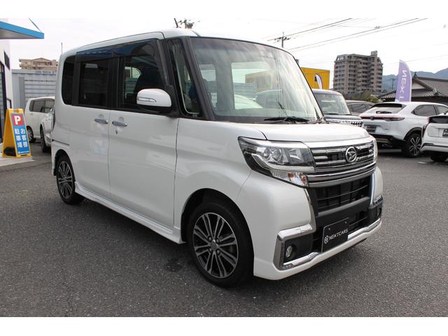 タント カスタムＲＳ　トップエディションＳＡＩＩＩ　社外８インチメモリーナビ・バックカメラ・ＣＤ／ＤＶＤ・Ｂｌｕｅｔｏｏｔｈ・両側電動スライドドア・シートヒーター・オートハイビーム・ハーフレザーシート・ＬＥＤヘッドライト・プッシュスタート・純正アルミ（12枚目）