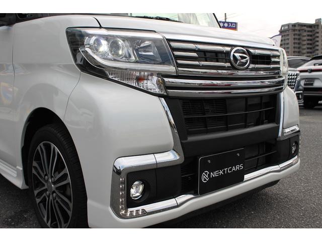 タント カスタムＲＳ　トップエディションＳＡＩＩＩ　社外８インチメモリーナビ・バックカメラ・ＣＤ／ＤＶＤ・Ｂｌｕｅｔｏｏｔｈ・両側電動スライドドア・シートヒーター・オートハイビーム・ハーフレザーシート・ＬＥＤヘッドライト・プッシュスタート・純正アルミ（26枚目）