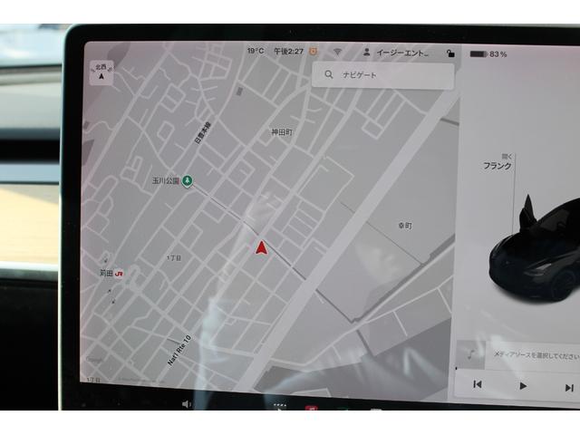 モデル３ 　デュアルモーター・ブラックプレミアムインテリア・オートパイロット・２０インチ純正アルミ・カーボンスポイラー・パフォーマンスＡＷＤ・パフォーマンスブレーキ・パノラマルーフ・Ｂｌｕｅｔｏｏｔｈ・ＥＴＣ（5枚目）