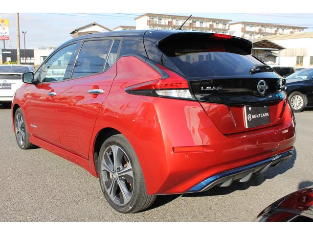 リーフ Ｘ　プロパイロット・純正メモリーナビ・フルセグＴＶ・ステアリングヒーター・バックカメラ・シートヒーター・オートハイビーム・ブラインドスポットモニター・ＬＥＤヘッドライト・純正アルミ・ＥＴＣ（17枚目）