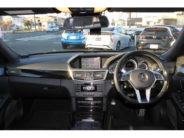 Eクラス E250 ブルーエフィシェンシー アバンギャルド 純正ナビ・フルセグTV・純OPレザーシート・全席シートヒーター・パノラミックスライディングルーフ・AMG製6本ツインスポークアルミ・スマートキー・HIDヘッドライト・(2枚目)