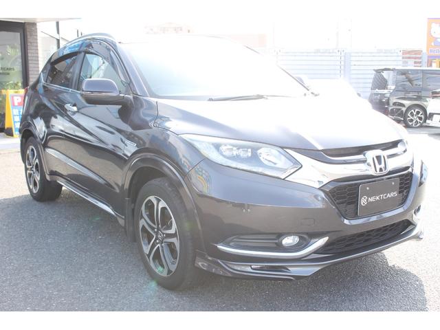 ヴェゼル ハイブリッドＺ　純正エアロ・ＯＰブラウンインテリア・純正８インチナビ・バックカメラ・ＣＤ／ＤＶＤ再生・Ｂｌｕｅｔｏｏｔｈ・シティブレーキアクティブ・専用アルミホイール・ハーフレザーシート・スマートキー・ＬＥＤヘッドラ（13枚目）