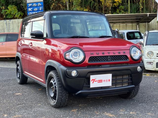 ハスラー Ｘ　ナビ・フルセグＴＶ／Ｂｌｕｅｔｏｏｔｈ接続／ＣＤ・ＤＶＤ再生／シートヒーター／プッシュスタート／スマートキー／１５インチアルミホイール／オープンカントリータイヤ／アイドリングストップ（6枚目）