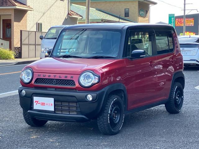 ハスラー Ｘ　ナビ・フルセグＴＶ／Ｂｌｕｅｔｏｏｔｈ接続／ＣＤ・ＤＶＤ再生／シートヒーター／プッシュスタート／スマートキー／１５インチアルミホイール／オープンカントリータイヤ／アイドリングストップ（34枚目）