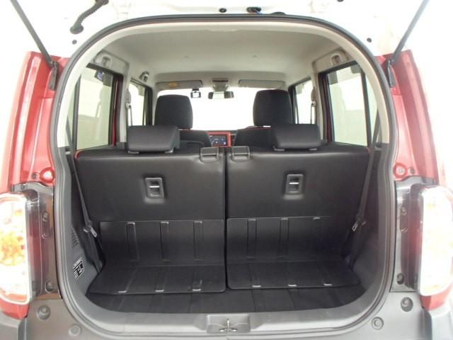 広々としたラゲージスペースを備えています。大きなものや長さのある荷物もしっかりと積み込めます。