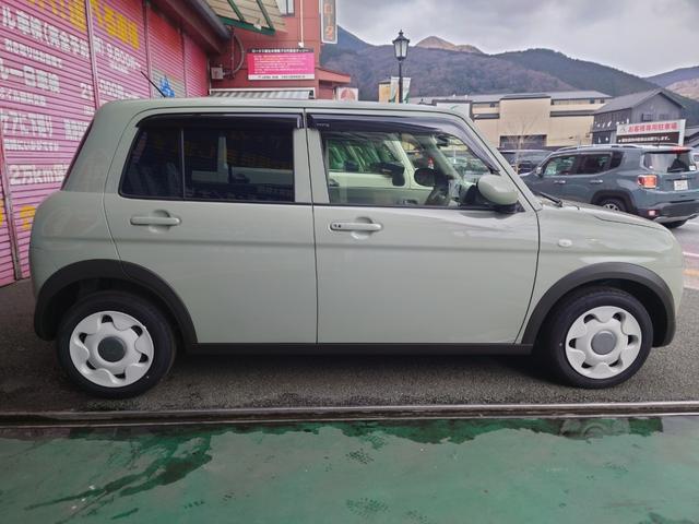 アルトラパンLC L ナビ・ETC装備・コーティング施工・ドアバイザー・フロアマット・ナンバーフレーム(7枚目)