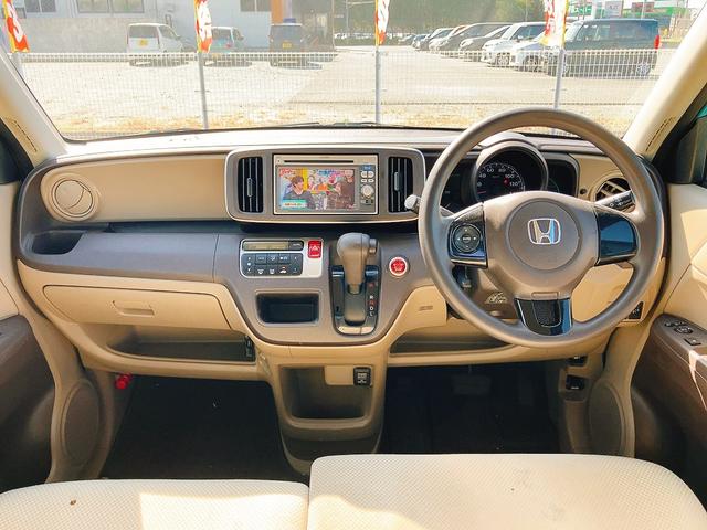 N-ONE G ドライブレコーダー ETC バックカメラ ナビ TV スマートキー アイドリングストップ 電動格納ミラー ベンチシート CVT 盗難防止システム ABS ESC CD DVD再生 USB(2枚目)