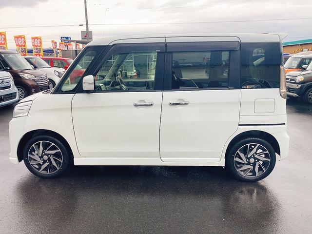 スペーシアカスタム ＸＳ　ＥＴＣ　バックカメラ　両側電動スライドドア　ナビ　ＴＶ　レーンアシスト　衝突被害軽減システム　オートライト　ＨＩＤ　スマートキー　アイドリングストップ　ベンチシート　ＣＶＴ　盗難防止システム　ＡＢＳ（21枚目）