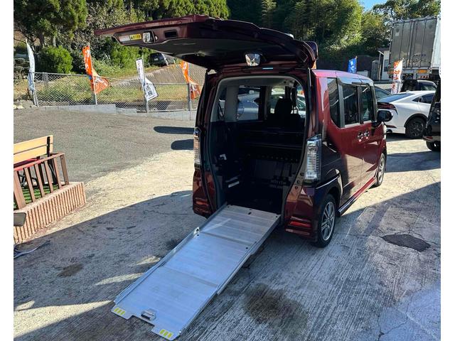 N-BOX+カスタム G 車いす仕様車 福祉車輌 ETC バックカメラ ナビ TV 衝突被害軽減システム 両側スライド・片側電動 スマートキー アイドリングストップ 電動格納ミラー オートライト HID 盗難防止システム CVT ABS(2枚目)