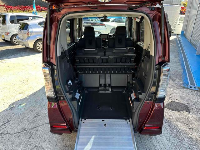 N-BOX+カスタム G 車いす仕様車 福祉車輌 ETC バックカメラ ナビ TV 衝突被害軽減システム 両側スライド・片側電動 スマートキー アイドリングストップ 電動格納ミラー オートライト HID 盗難防止システム CVT ABS(25枚目)