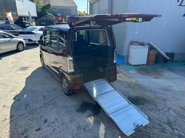 N-BOX+カスタム G 車いす仕様車 福祉車輌 ETC バックカメラ ナビ TV 衝突被害軽減システム 両側スライド・片側電動 スマートキー アイドリングストップ 電動格納ミラー オートライト HID 盗難防止システム CVT ABS(27枚目)