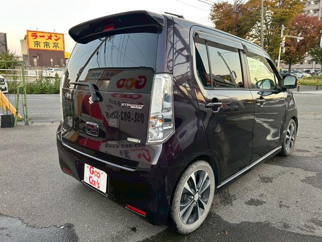 ワゴンＲスティングレー Ｘ　ナビテレビ　ＢＴオーディオ　電格ミラー　スマートキープッシュスタート　ＳＤ　ＡＢＳ付　運転席エアバッグ　パワステ　ＡＵＴＯエアコン　ＰＷ　ＥＳＣ　地デジ　オートライト　リモコンキー　両席エアバッグ（5枚目）