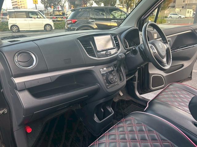 ワゴンＲスティングレー Ｘ　ナビテレビ　ＢＴオーディオ　電格ミラー　スマートキープッシュスタート　ＳＤ　ＡＢＳ付　運転席エアバッグ　パワステ　ＡＵＴＯエアコン　ＰＷ　ＥＳＣ　地デジ　オートライト　リモコンキー　両席エアバッグ（11枚目）