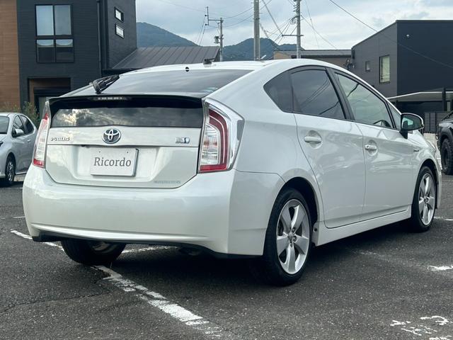 プリウス Gツーリングセレクション 純正8インチナビ バックモニター ハーフレザーシート ETC(5枚目)