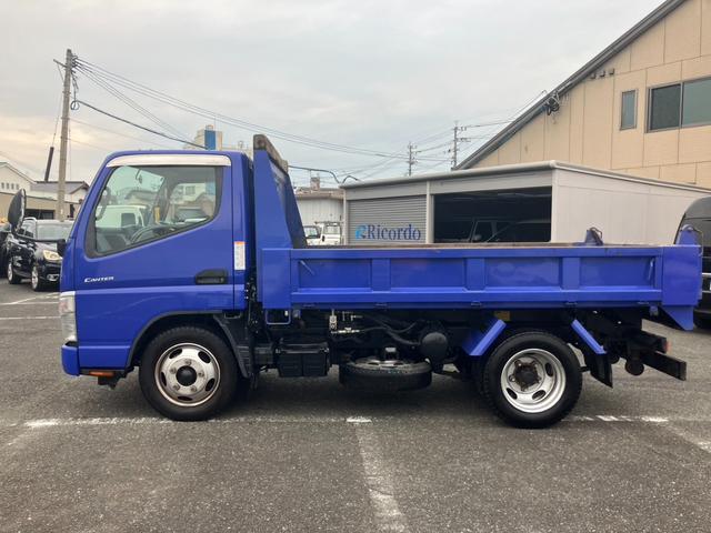キャンター ダンプ 新明和ローダーダンプ 積載3t ディーゼル 3.2万km(4枚目)