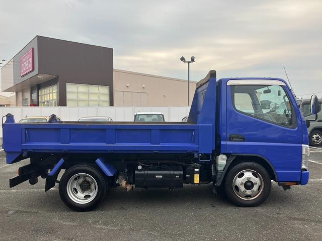 キャンター ダンプ 新明和ローダーダンプ 積載3t ディーゼル 3.2万km(5枚目)