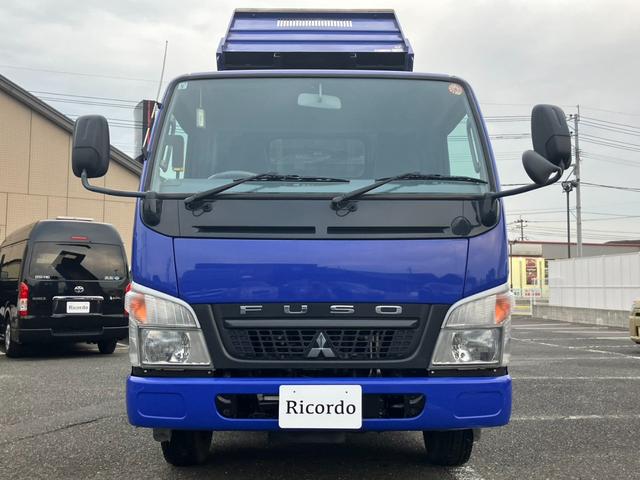 キャンター ダンプ 新明和ローダーダンプ 積載3t ディーゼル 3.2万km(8枚目)