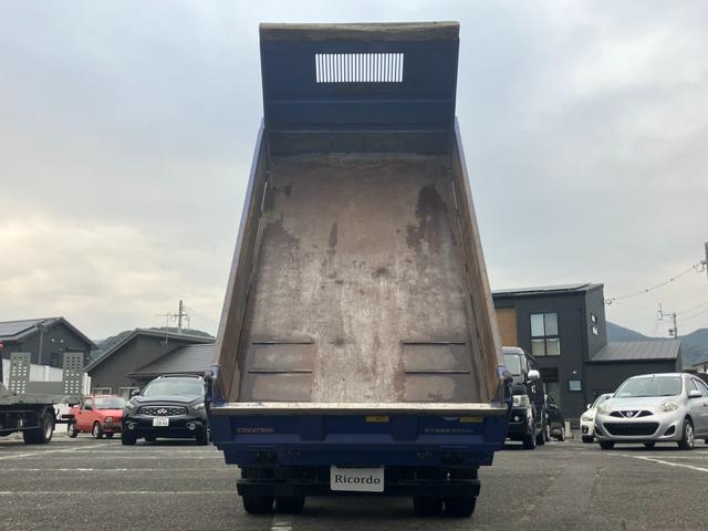キャンター ダンプ 新明和ローダーダンプ 積載3t ディーゼル 3.2万km(10枚目)