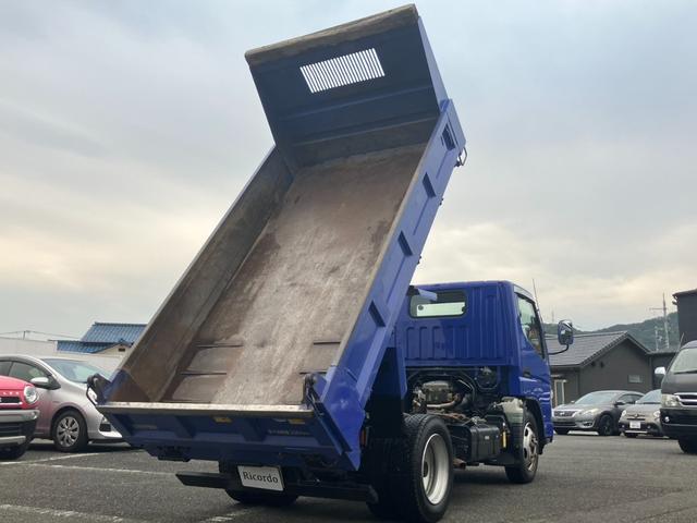 キャンター ダンプ 新明和ローダーダンプ 積載3t ディーゼル 3.2万km(11枚目)