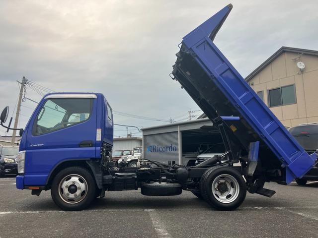 キャンター ダンプ 新明和ローダーダンプ 積載3t ディーゼル 3.2万km(13枚目)