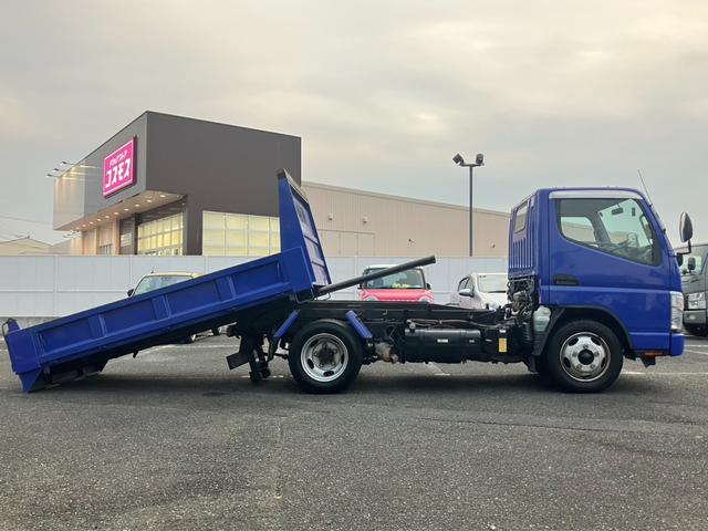 キャンター ダンプ 新明和ローダーダンプ 積載3t ディーゼル 3.2万km(17枚目)