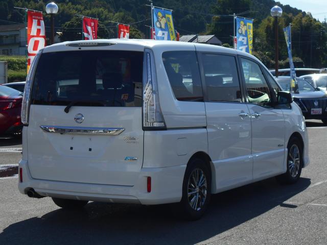 セレナ ライダー　Ｓ－ハイブリッド　ワンオーナー／禁煙車／ナビ／バックカメラ／ＥＴＣ／キーフリー／フォグランプ／オートエアコン／チルトハンドル／シートリフター／スモークドガラス／アイドリングストップ（8枚目）