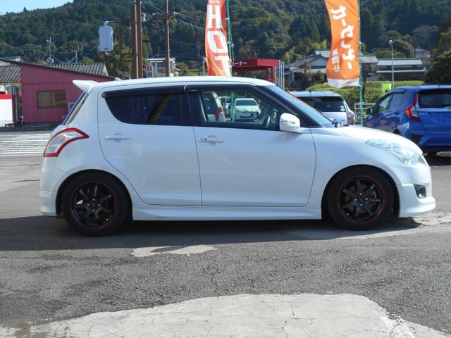 スイフト XL ナビ/バックカメラ/ETC/ドライブレコーダー/車高調(減衰調整付)/柿本(改)マフラー/パワーチャンバー/ディスチャージヘッドランプ/フォグランプ/オートエアコン/純正エアロ/16インチホイール(4枚目)