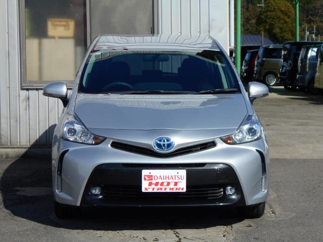 プリウスアルファ S ワンオーナー/禁煙車/ナビ/バックカメラ/ビルトインETC/スマートキー/ステアリングリモコン/オートライト/オートエアコン/LEDフォグランプ/ドライブモードセレクト/チルトハンドル/シートリフター(2枚目)