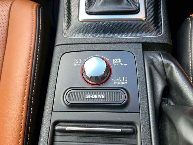 インプレッサ WRX STI Aライン プレミアムPkg(タンカラーSTIロゴ革バケットシート/パワーシート/シートヒーター/タンカラーブラックコンビステアリング/BBS製ブラックハイラスター塗装18インチアルミホイール)ブラックキャリパー(21枚目)