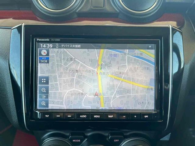 スイフトスポーツ ベースグレード　柿本改シングルマフラー／クスコ車高調／ＭＦＦマッドフラップ／ネオプロトペダル／セーフティサポート／全方位モニター用カメラパッケージ／純正８インチナビ／コムテックミラー型ドライブレコーダー／禁煙（13枚目）