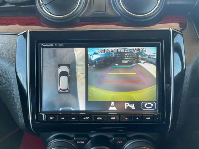 スイフトスポーツ ベースグレード　柿本改シングルマフラー／クスコ車高調／ＭＦＦマッドフラップ／ネオプロトペダル／セーフティサポート／全方位モニター用カメラパッケージ／純正８インチナビ／コムテックミラー型ドライブレコーダー／禁煙（14枚目）