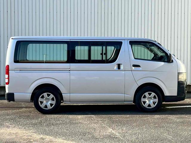 ハイエースバン ロングDX 両側スライドドア AT エアコン パワーウィンドウ 運転席エアバッグ パワーステアリング エアバッグ ラジオ フェンダーミラー(4枚目)