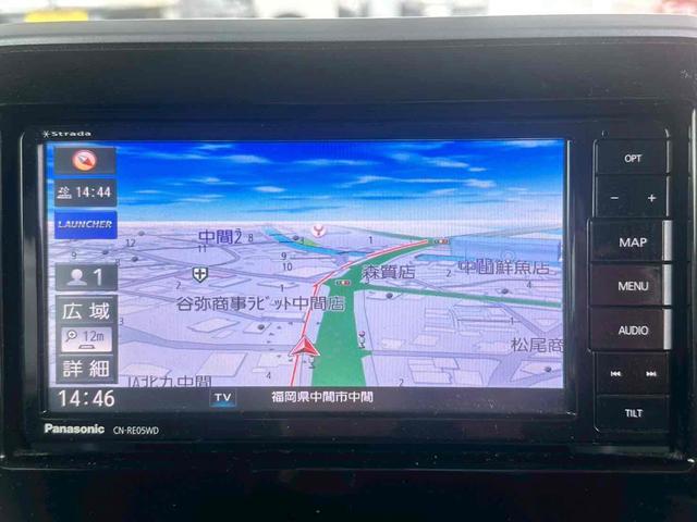 スペーシア ハイブリッドＸ　両側電動スライドドア／パナソニックナビ／フルセグＴＶ／Ｂｌｕｅｔｏｏｔｈ／ＣＤ／音楽録音／シートヒーター／コーナーセンサー／ＥＴＣ／スマートキー／プッシュスタート／ハイブリッド／衝突安全装置／禁煙（14枚目）