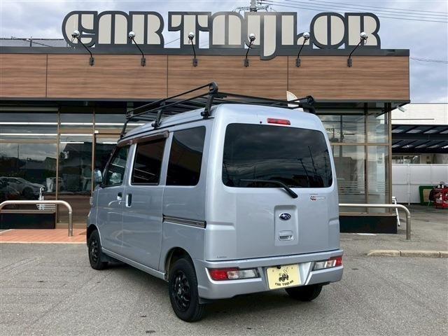 サンバーバン 　社外ナビＴＶ　バックカメラ　ＥＴＣ　ドライブレコーダー　社外ホイール　ルーフキャリア（7枚目）