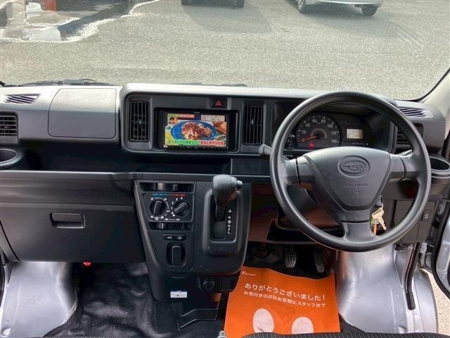 サンバーバン 　社外ナビＴＶ　バックカメラ　ＥＴＣ　ドライブレコーダー　社外ホイール　ルーフキャリア（25枚目）