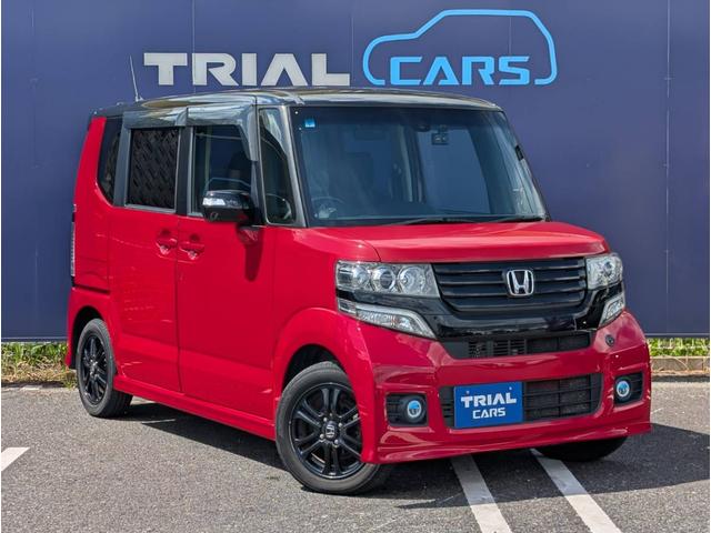 Ｎ－ＢＯＸカスタム Ｇ・Ａパッケージ　ドライブレコーダー　ＥＴＣ　バックカメラ　両側スライド・片側電動　ナビ　ＴＶ　衝突被害軽減システム　オートライト　ＨＩＤ　スマートキー　アイドリングストップ　電動格納ミラー　ベンチシート　後席モニター（3枚目）