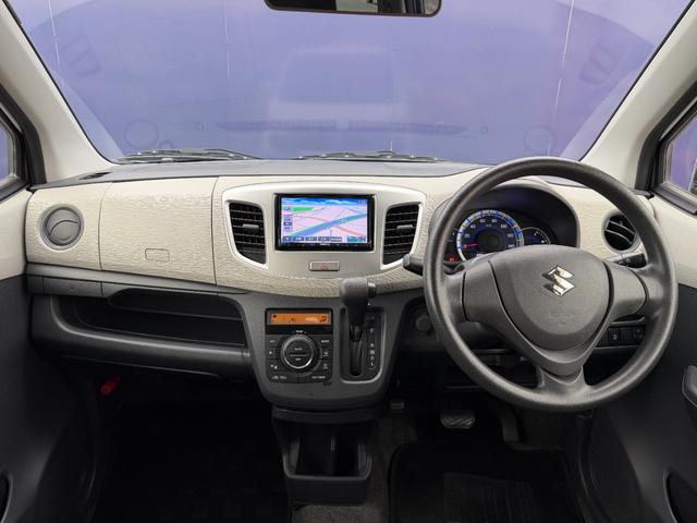 ワゴンR FX ナビ TV スマートキー アイドリングストップ シートヒーター ベンチシート CVT 盗難防止システム ABS CD USB アルミホイール 衝突安全ボディ エアコン パワーステアリング(2枚目)