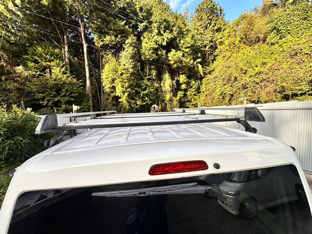 レジアスエースバン ロングDX GLパッケージ ドライブレコーダー 社外ナビ ETC 電動格納ドアミラー エアロ 社外アルミホイール ルーフキャリア付 車検1年付(14枚目)