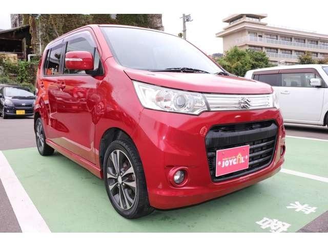 ワゴンＲスティングレー Ｔ　ターボ車　走行６００００ｋｍ　ナビ地デジＴＶ　パドルシフト付ＣＶＴ　スマートキー　プッシュスターター　ＨＩＤヘッドライト　純正エアロ　純正アルミホイール　アイドリングストップ（3枚目）