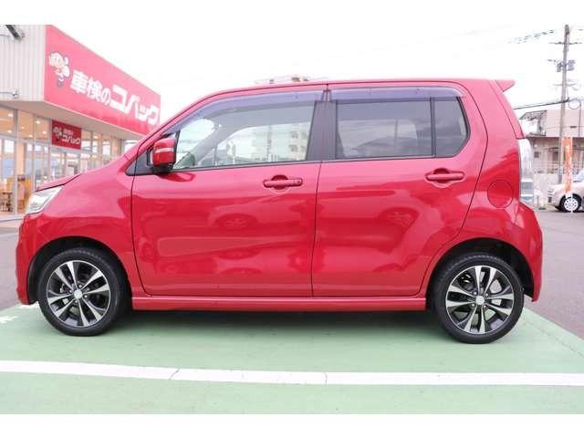 ワゴンＲスティングレー Ｔ　ターボ車　走行６００００ｋｍ　ナビ地デジＴＶ　パドルシフト付ＣＶＴ　スマートキー　プッシュスターター　ＨＩＤヘッドライト　純正エアロ　純正アルミホイール　アイドリングストップ（8枚目）