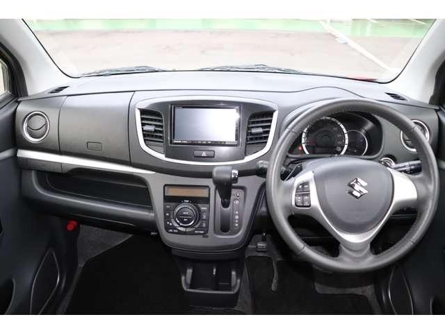 ワゴンＲスティングレー Ｔ　ターボ車　走行６００００ｋｍ　ナビ地デジＴＶ　パドルシフト付ＣＶＴ　スマートキー　プッシュスターター　ＨＩＤヘッドライト　純正エアロ　純正アルミホイール　アイドリングストップ（10枚目）