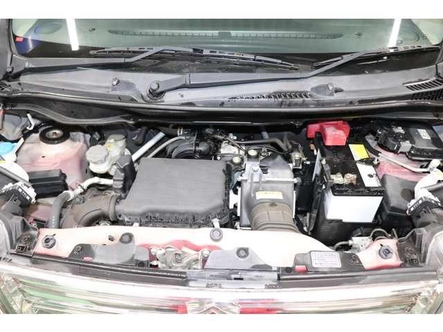 ワゴンＲスティングレー Ｔ　ターボ車　走行６００００ｋｍ　ナビ地デジＴＶ　パドルシフト付ＣＶＴ　スマートキー　プッシュスターター　ＨＩＤヘッドライト　純正エアロ　純正アルミホイール　アイドリングストップ（34枚目）