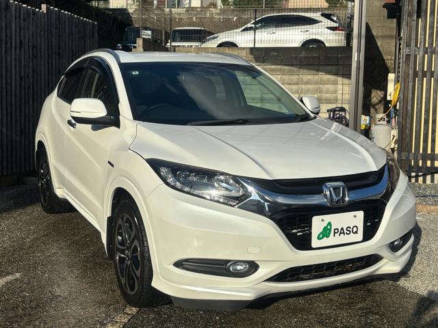 ヴェゼル ハイブリッドZ 禁煙 純正ナビ フルセグ バックカメラ ETC 衝突軽減 ハーフレザー シートヒーター LEDヘッド 純正17インチAW クルコン スマートキー 車検令和9年9月23日 Bluetoothオーディオ(27枚目)