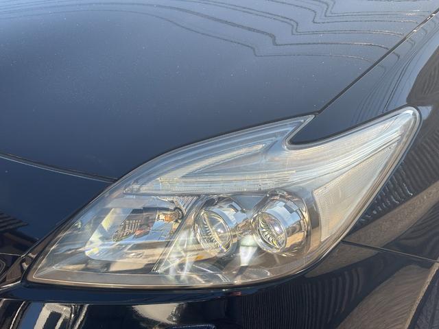 プリウス 　モデリスタエアロ　アルパイン８インチナビ　フルセグ　ＥＴＣ　車検Ｒ９年８月　ＬＥＤヘッド　純正１７インチＡＷ　革巻きステアリング　黒内装　ローダウン　Ｂｌｕｅｔｏｏｔｈオーディオ　スマートキー（34枚目）